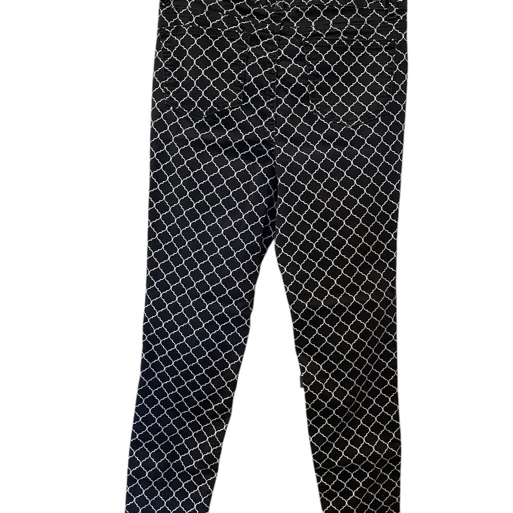 Needle & Cloth Women’s Black & White Diamond Pattern Pants Size: 10 - Picture 2 of 8